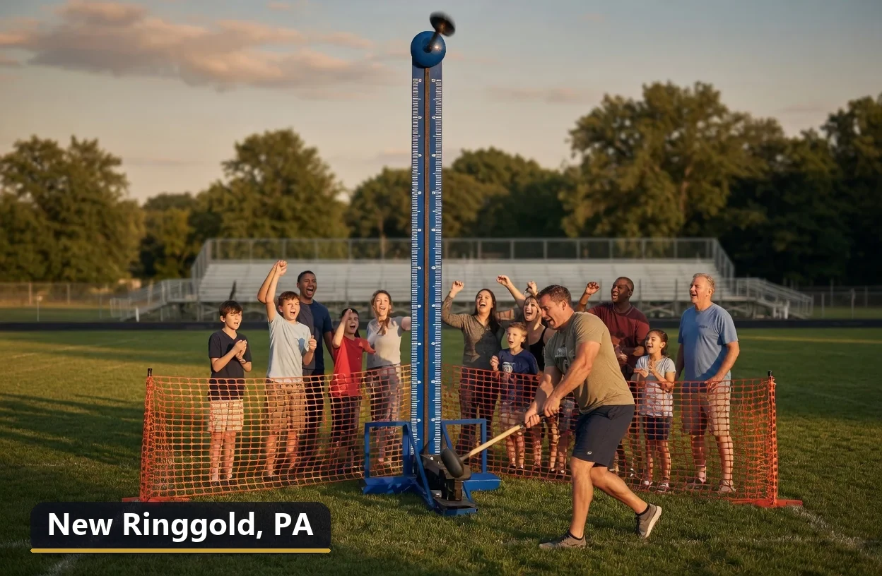 High striker carnival game rental in New Ringgold, Pennsylvania for field days, parties and events
