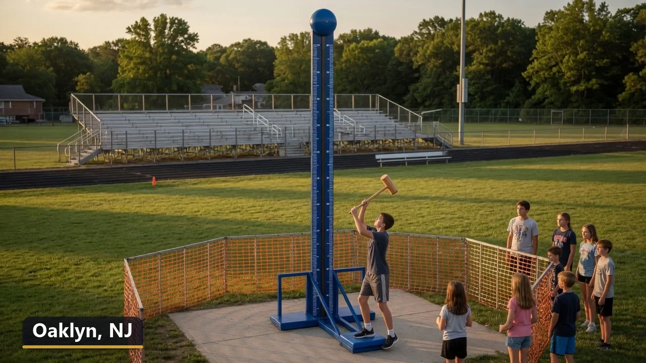 High striker carnival game rental in Oaklyn, New Jersey for field days, parties and events