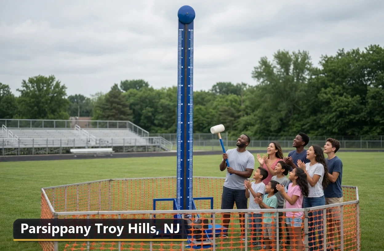 High striker carnival game rental in Parsippany Troy Hills, New Jersey for field days, parties and events