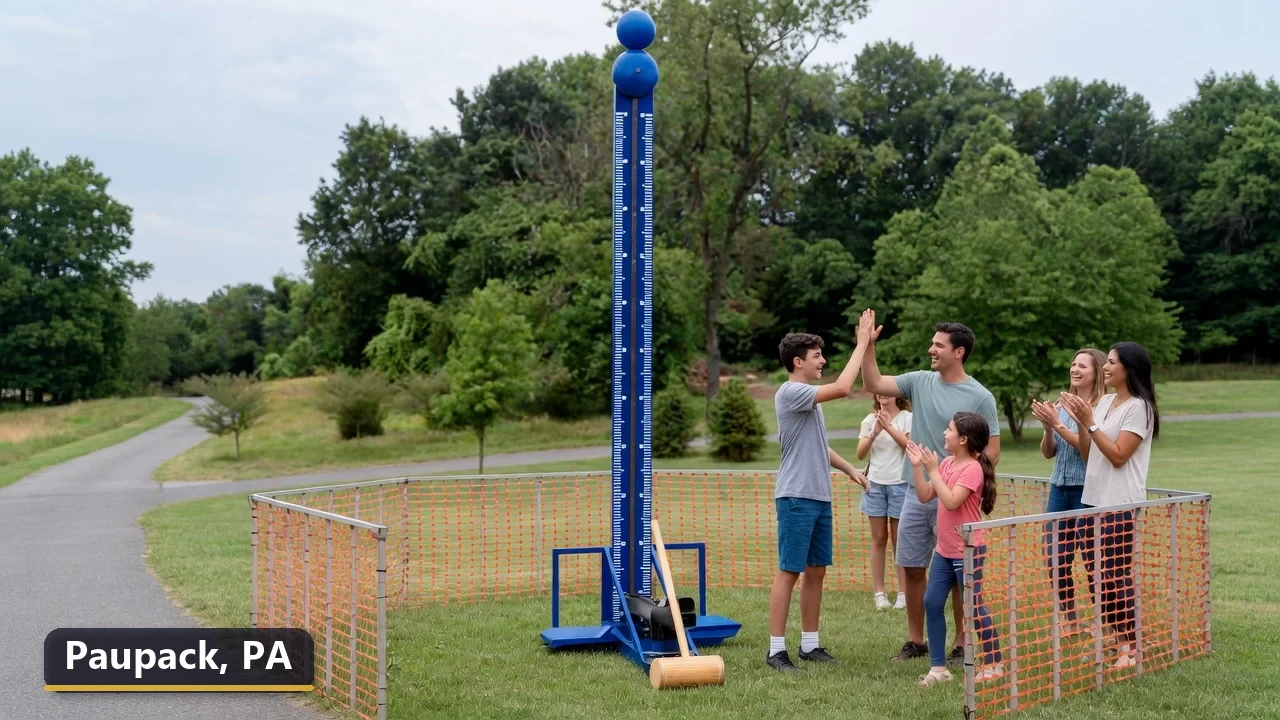 High striker carnival game rental in Paupack, Pennsylvania for field days, parties and events