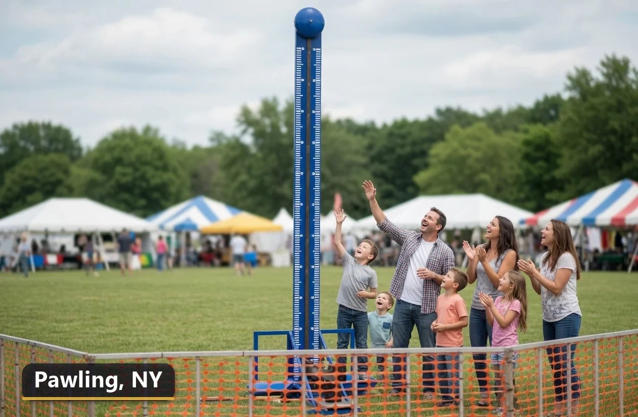 High striker carnival game rental in Pawling, New York for field days, parties and events