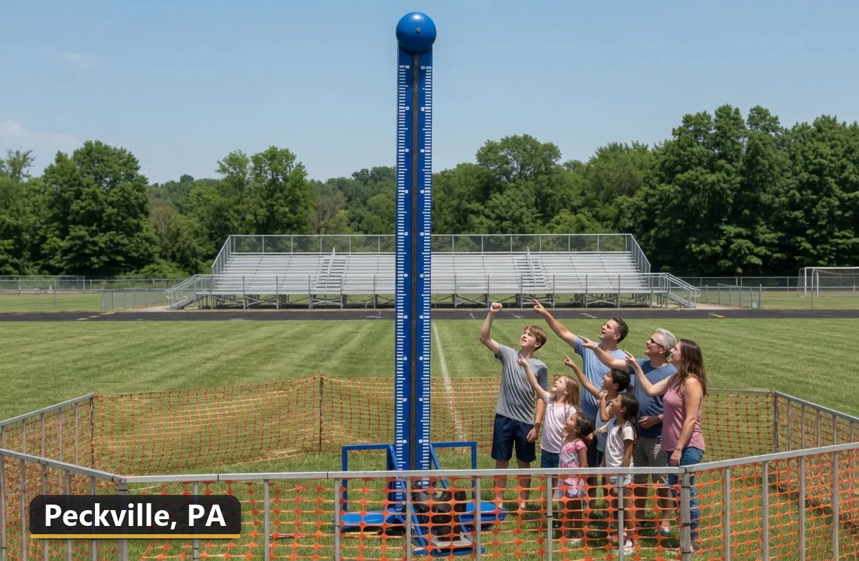 High striker carnival game rental in Peckville, Pennsylvania for field days, parties and events