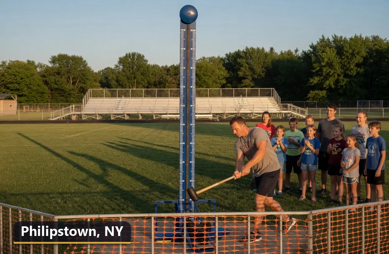 High striker carnival game rental in Philipstown, New York for field days, parties and events