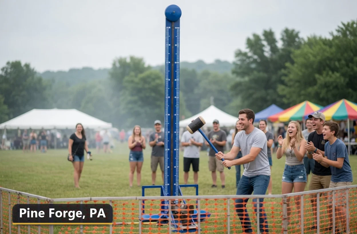 High striker carnival game rental in Pine Forge, Pennsylvania for field days, parties and events