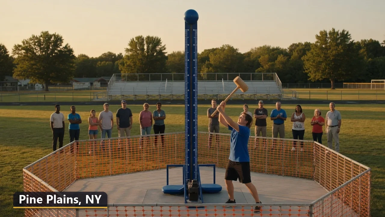 High striker carnival game rental in Pine Plains, New York for field days, parties and events