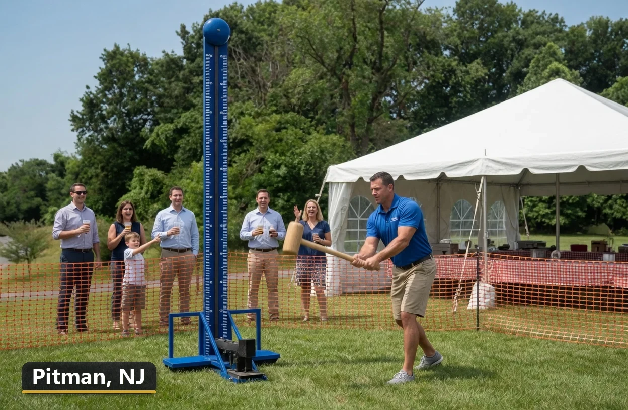 High striker carnival game rental in Pitman, New Jersey for field days, parties and events