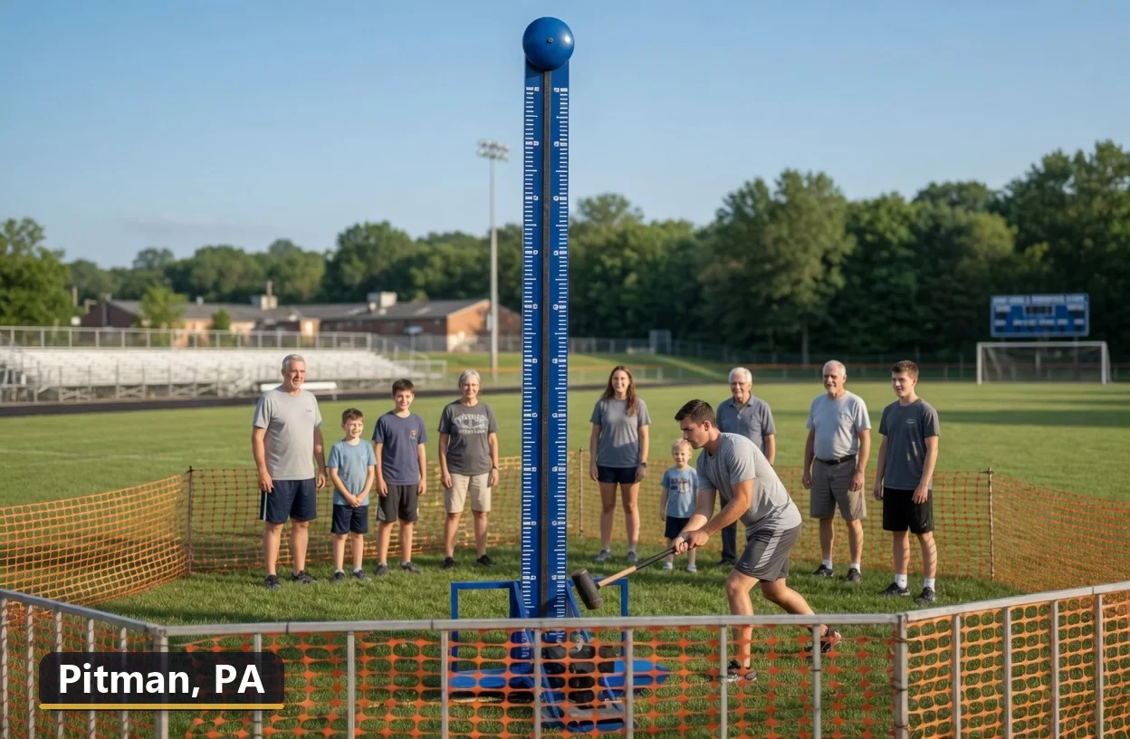 High striker carnival game rental in Pitman, Pennsylvania for field days, parties and events
