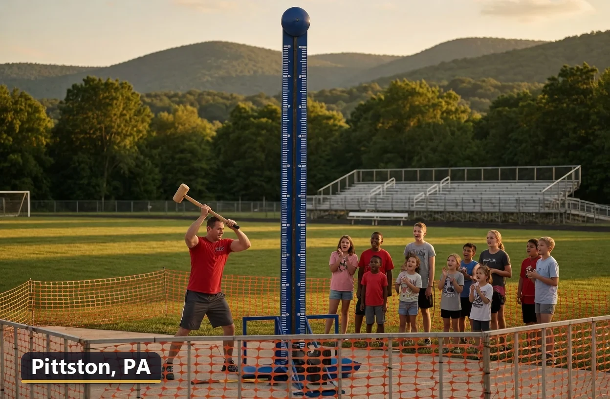 High striker carnival game rental in Pittston, Pennsylvania for field days, parties and events
