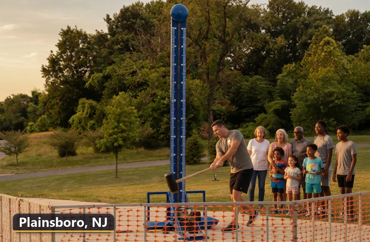 High striker carnival game rental in Plainsboro, New Jersey for field days, parties and events