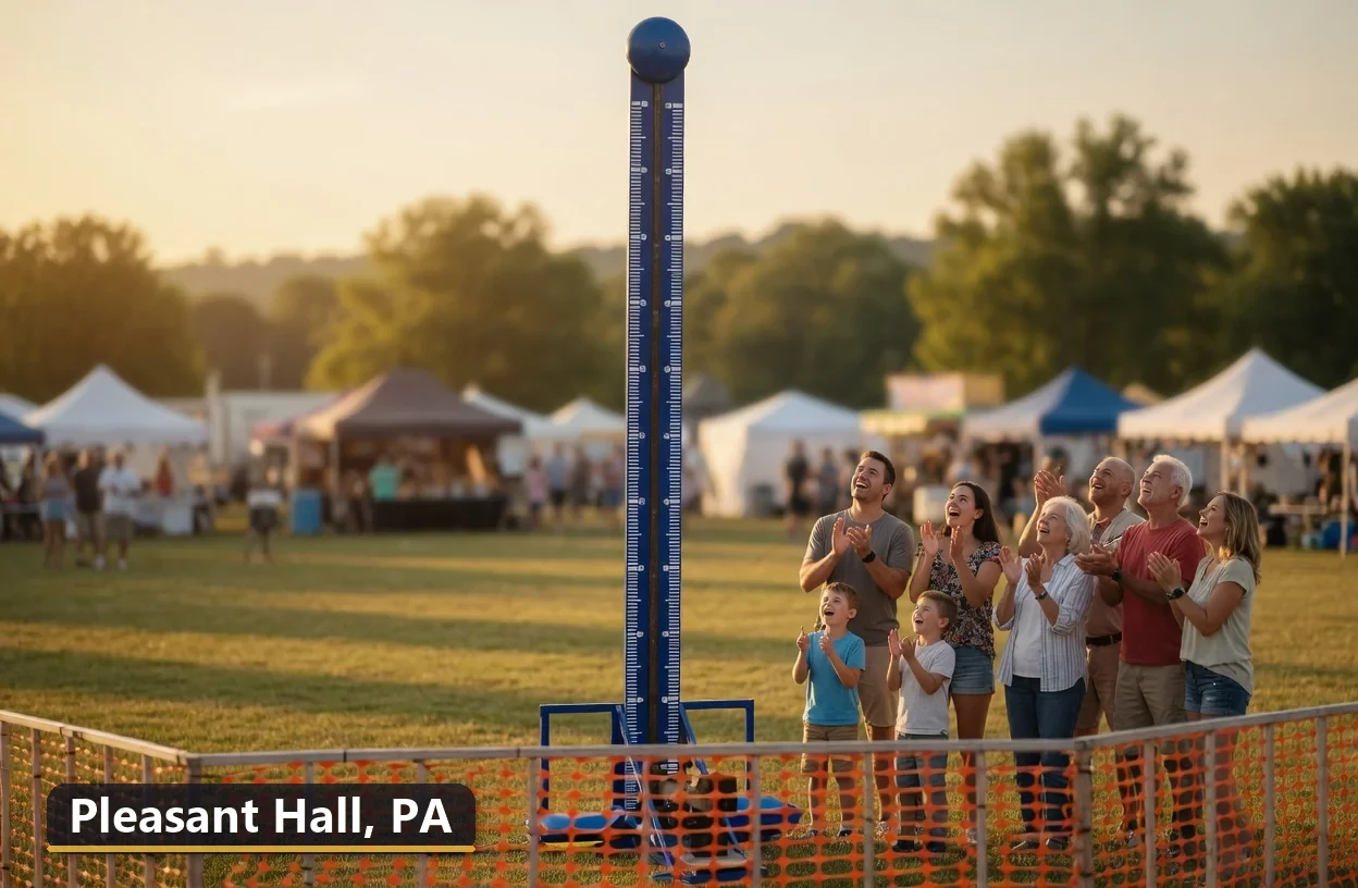High striker carnival game rental in Pleasant Hall, Pennsylvania for field days, parties and events