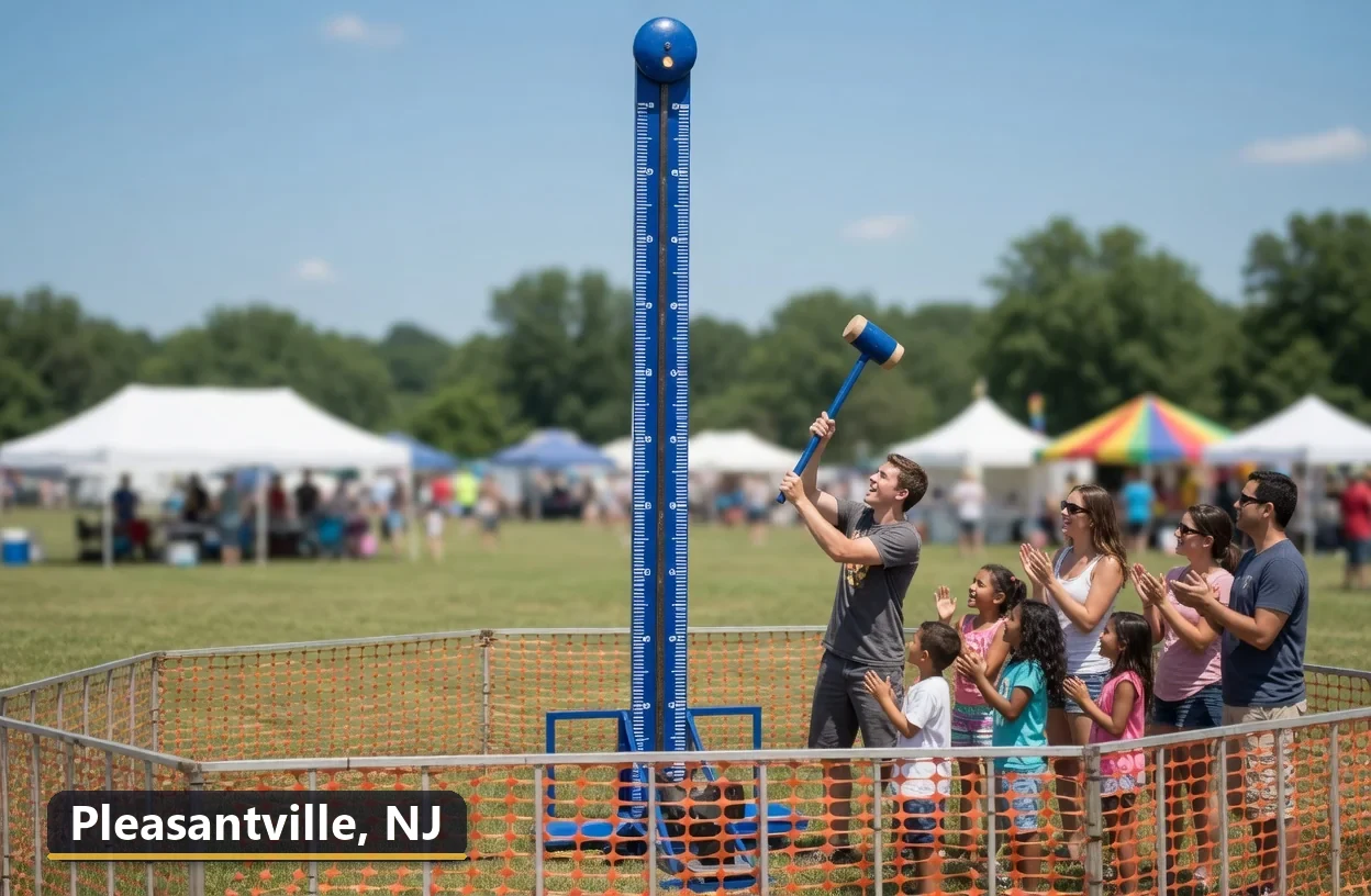 High striker carnival game rental in Pleasantville, New Jersey for field days, parties and events