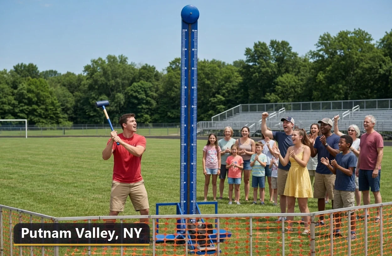 High striker carnival game rental in Putnam Valley, New York for field days, parties and events