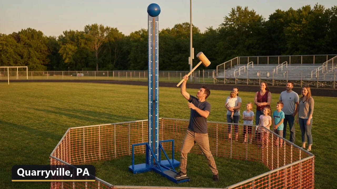 High striker carnival game rental in Quarryville, Pennsylvania for field days, parties and events