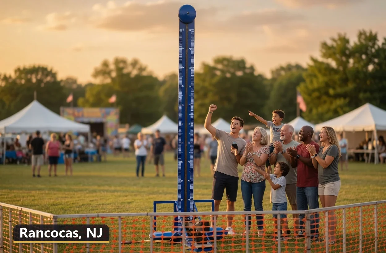 High striker carnival game rental in Rancocas, New Jersey for field days, parties and events