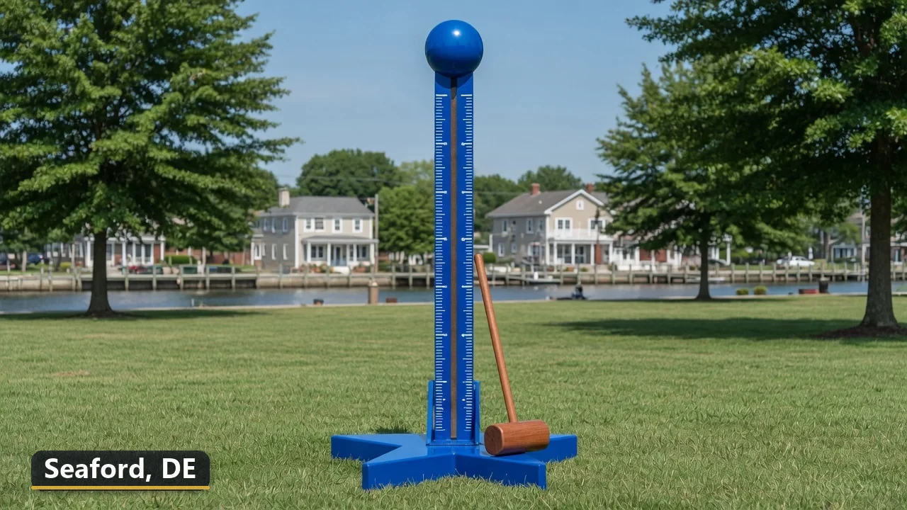 High striker carnival game rental in Seaford, Delaware for field days, parties and events