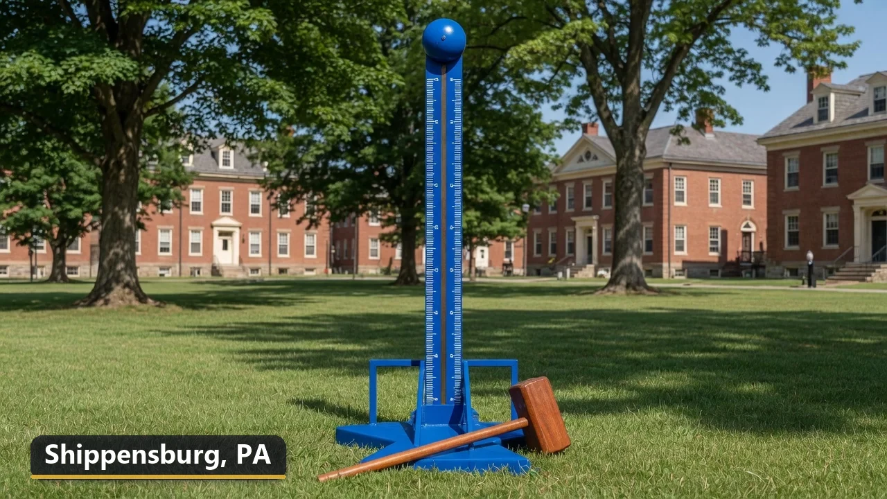 High striker carnival game rental in Shippensburg, Pennsylvania for field days, parties and events