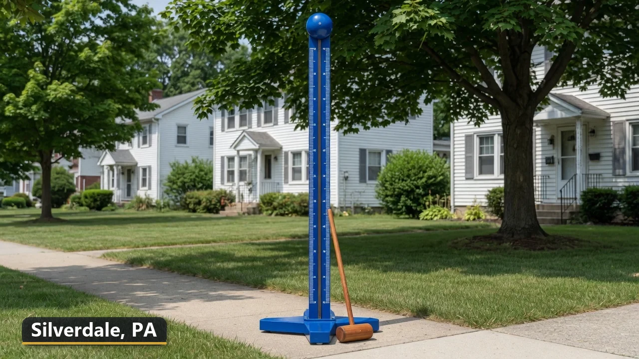 High striker carnival game rental in Silverdale, Pennsylvania for field days, parties and events