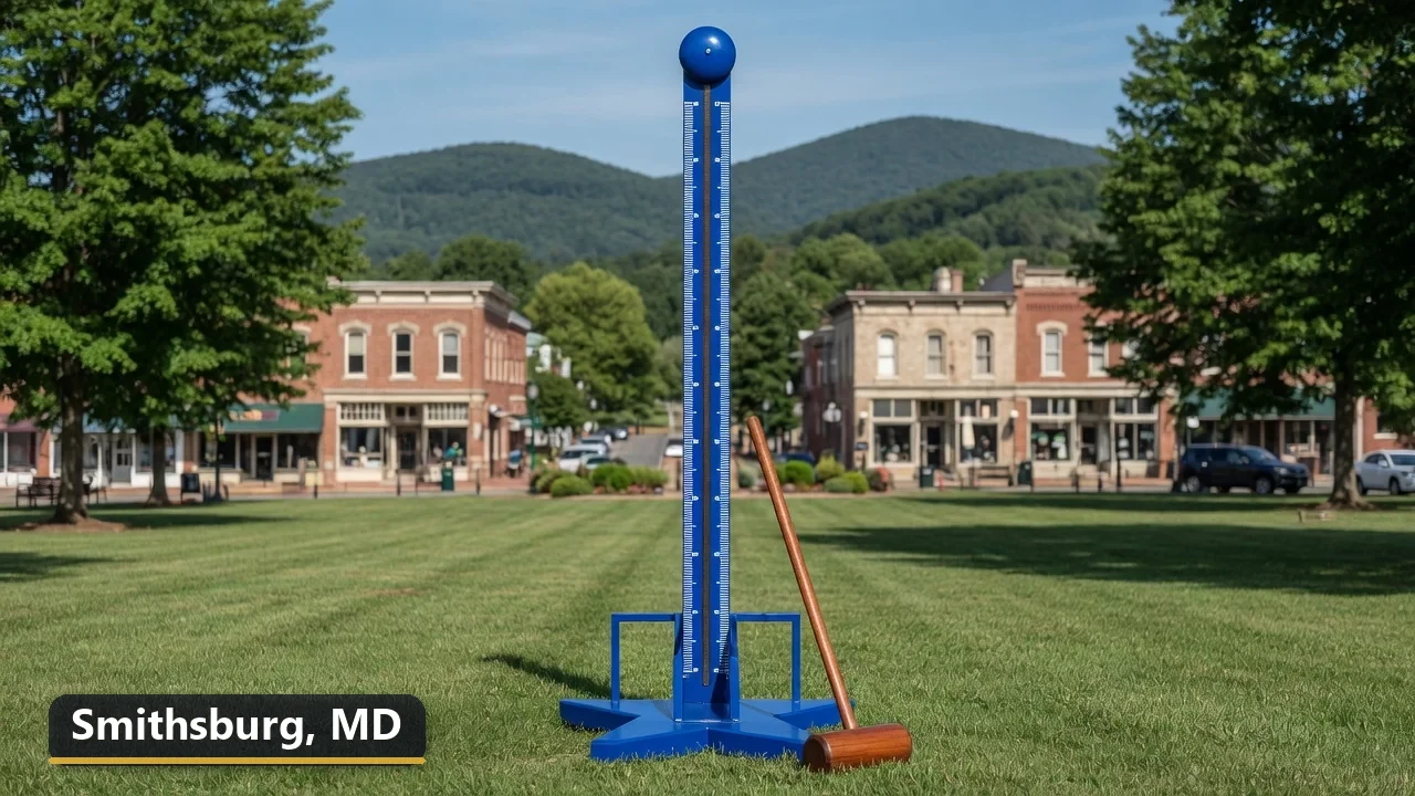 High striker carnival game rental in Smithsburg, Maryland for field days, parties and events