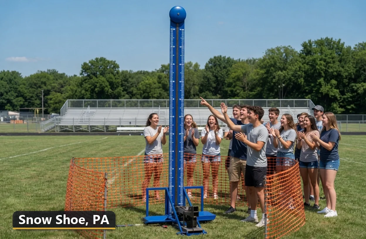 High striker carnival game rental in Snow Shoe, Pennsylvania for field days, parties and events