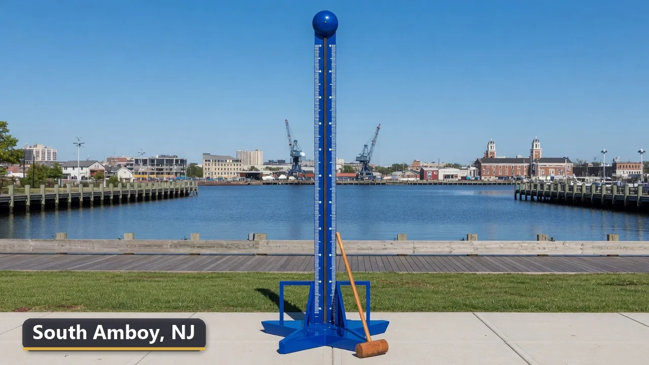 High striker carnival game rental in South Amboy, New Jersey for field days, parties and events