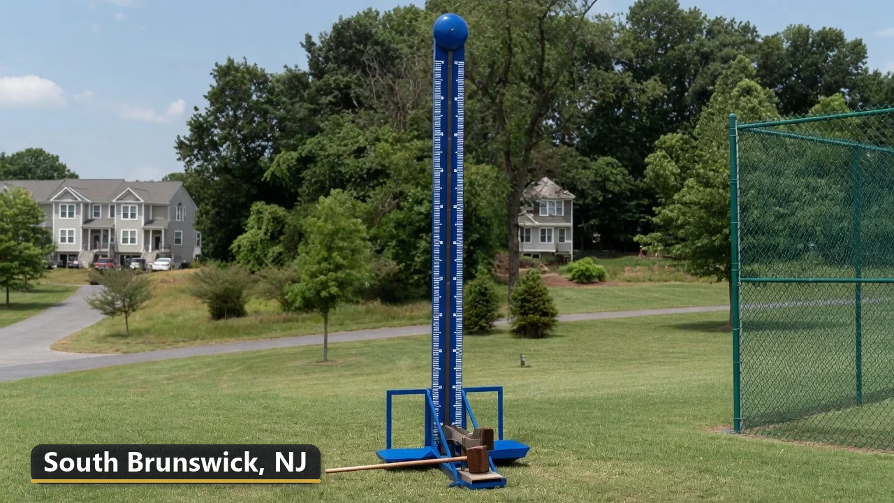 High striker carnival game rental in South Brunswick, New Jersey for field days, parties and events