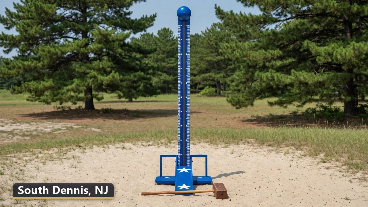 High striker carnival game rental in South Dennis, New Jersey for field days, parties and events