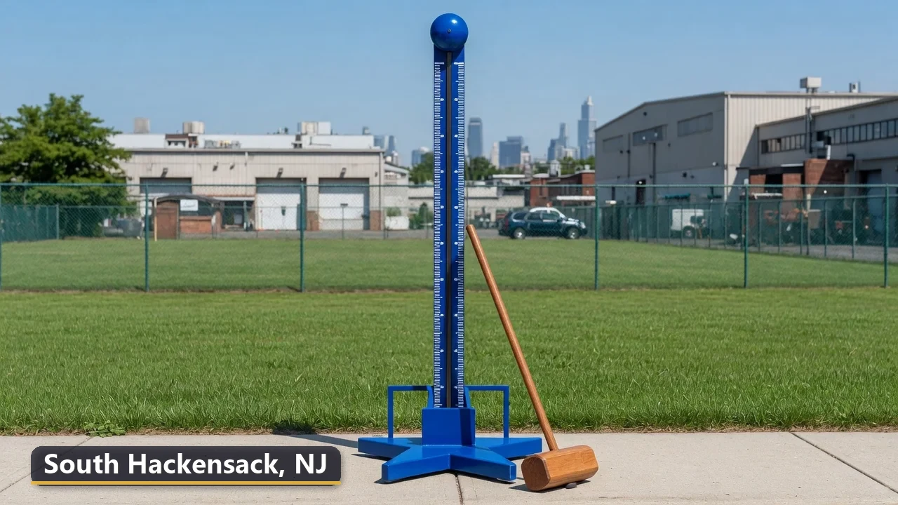 High striker carnival game rental in South Hackensack, New Jersey for field days, parties and events
