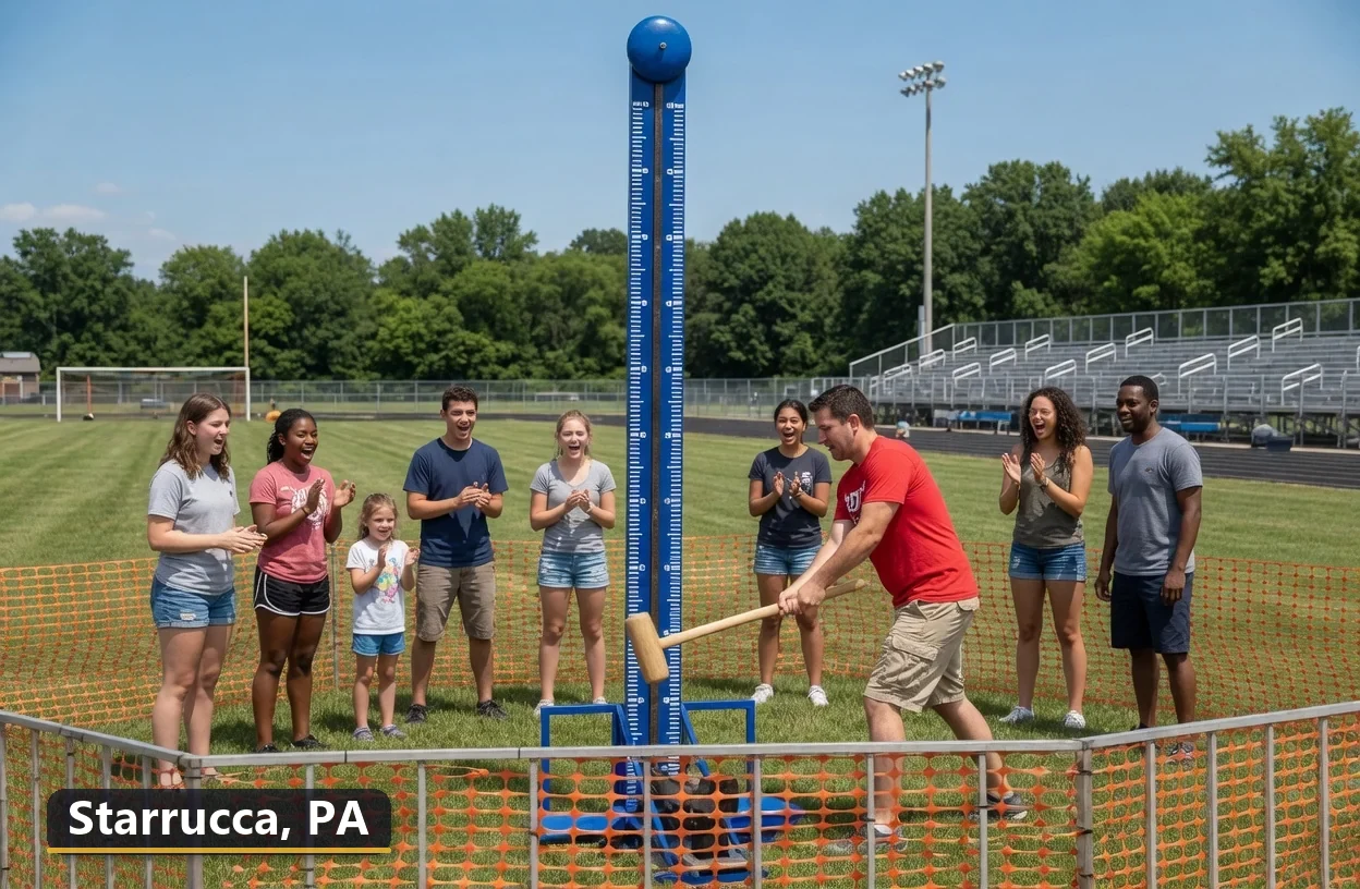 High striker carnival game rental in Starrucca, Pennsylvania for field days, parties and events