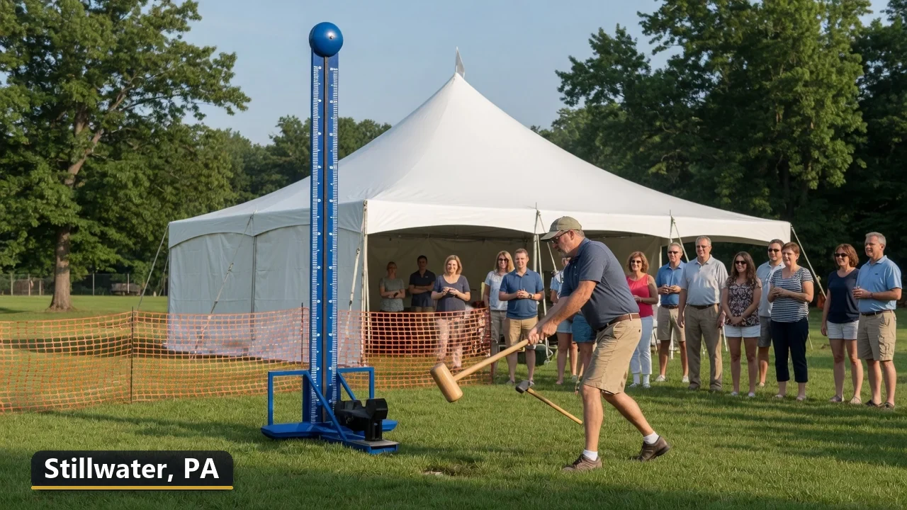 High striker carnival game rental in Stillwater, Pennsylvania for field days, parties and events