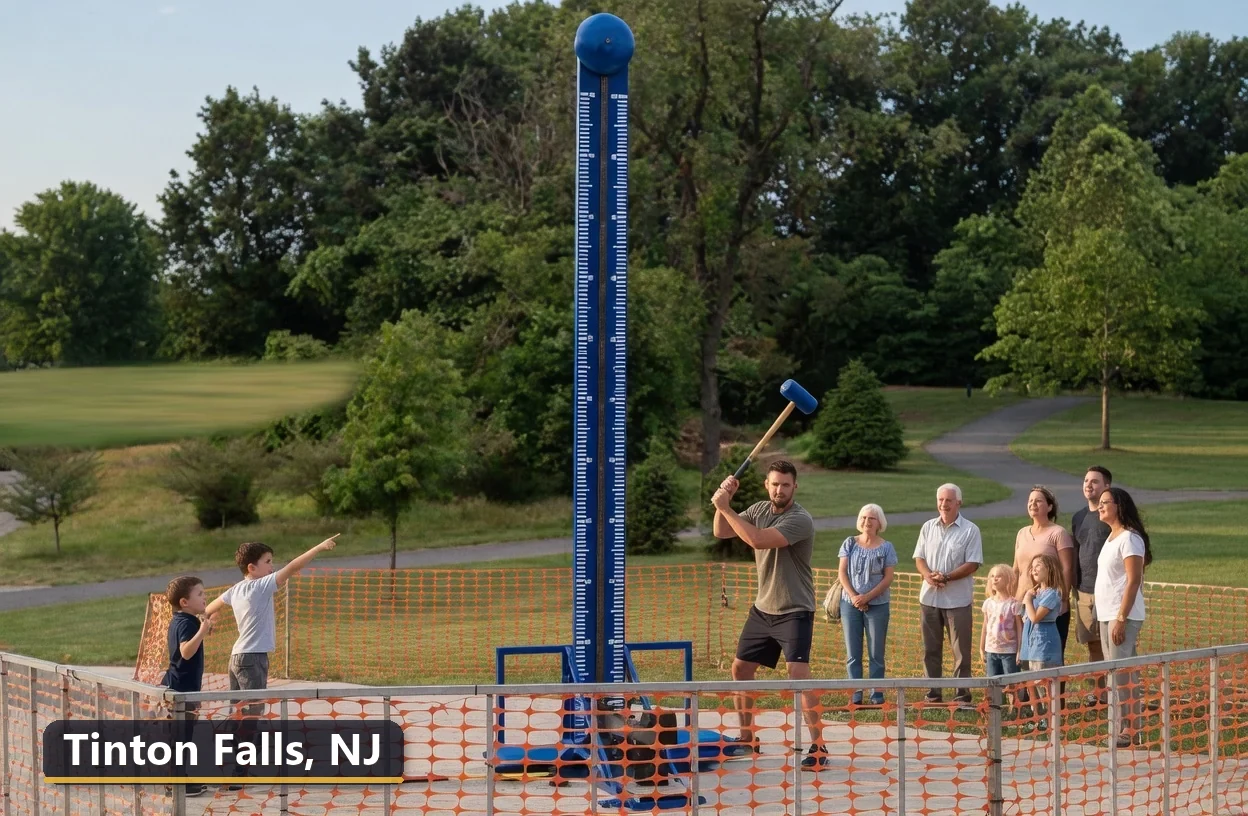High striker carnival game rental in Tinton Falls, New Jersey for field days, parties and events