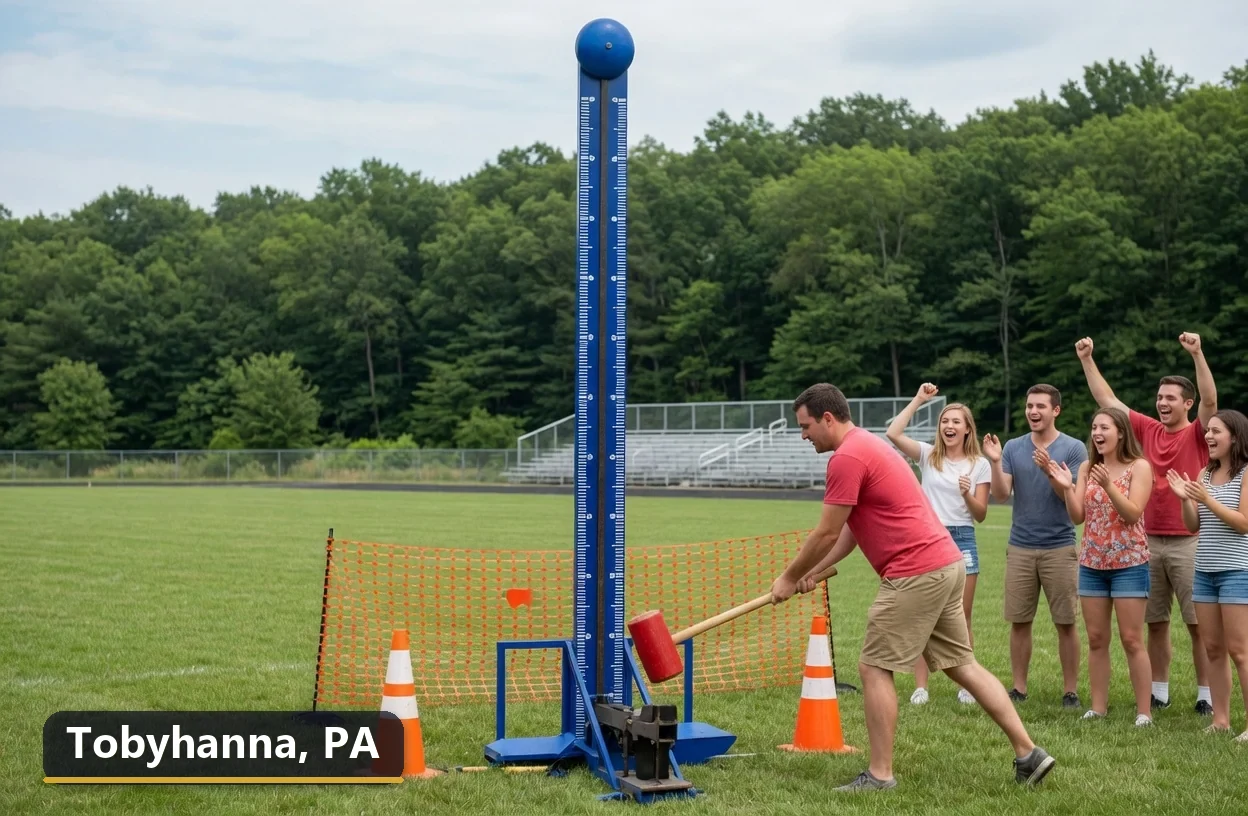 High striker carnival game rental in Tobyhanna, Pennsylvania for field days, parties and events