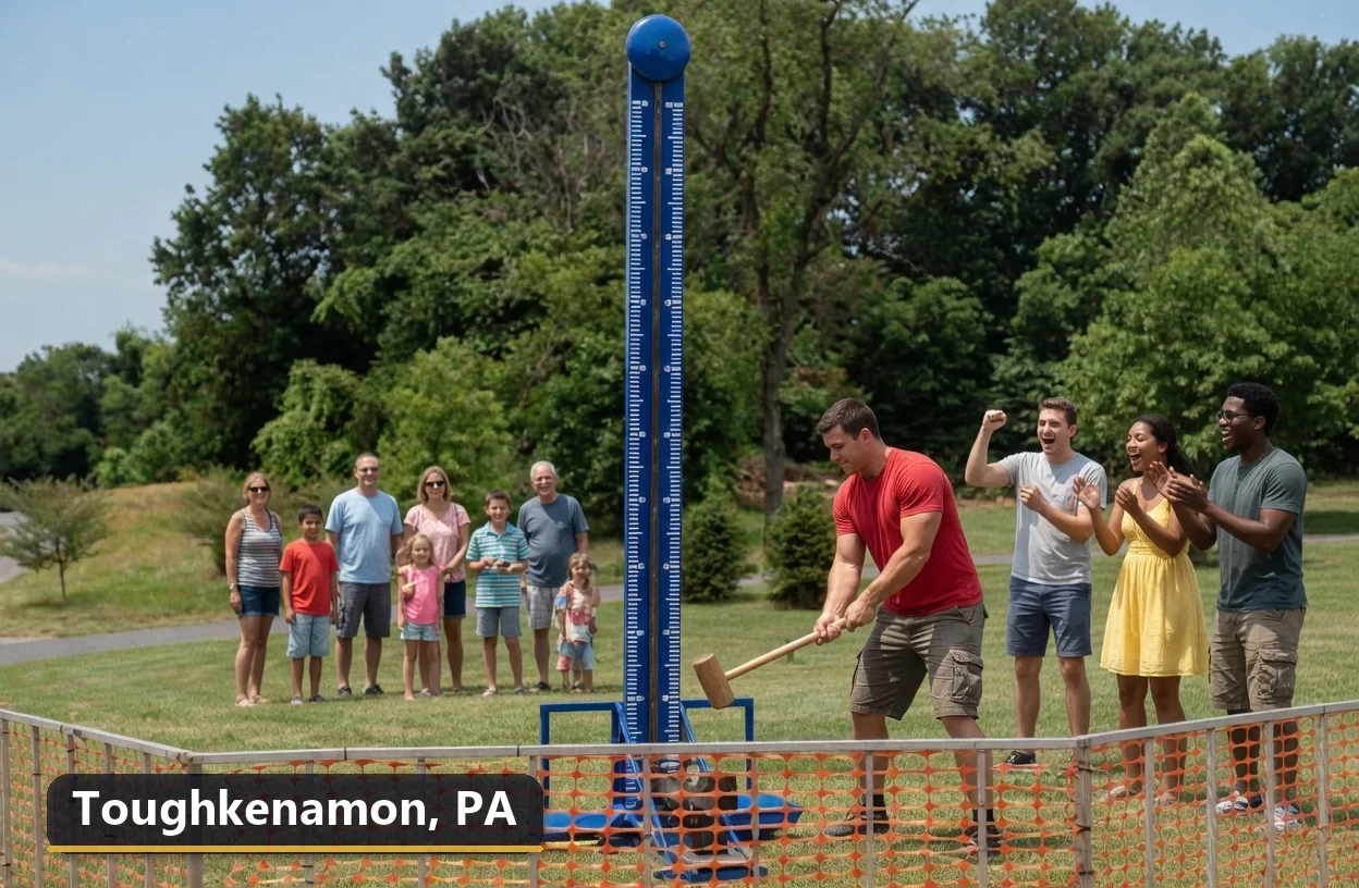 High striker carnival game rental in Toughkenamon, Pennsylvania for field days, parties and events