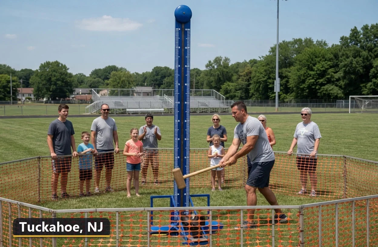 High striker carnival game rental in Tuckahoe, New Jersey for field days, parties and events