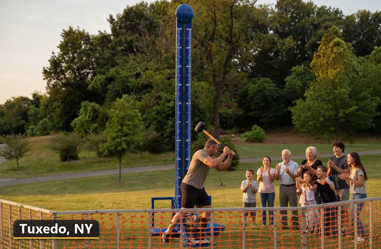 High striker carnival game rental in Tuxedo, New York for field days, parties and events