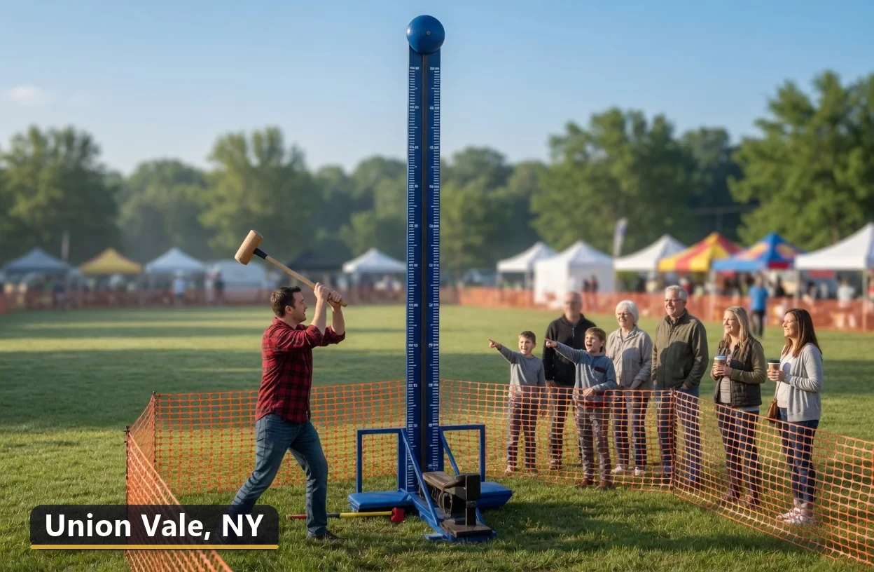 High striker carnival game rental in Union Vale, New York for field days, parties and events