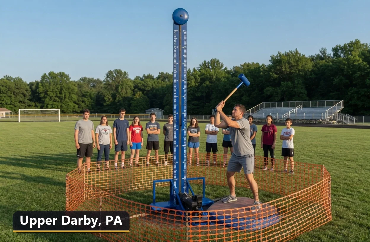 High striker carnival game rental in Upper Darby, Pennsylvania for field days, parties and events