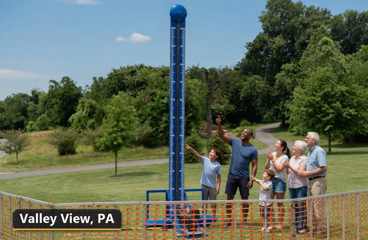 High striker carnival game rental in Valley View, Pennsylvania for field days, parties and events