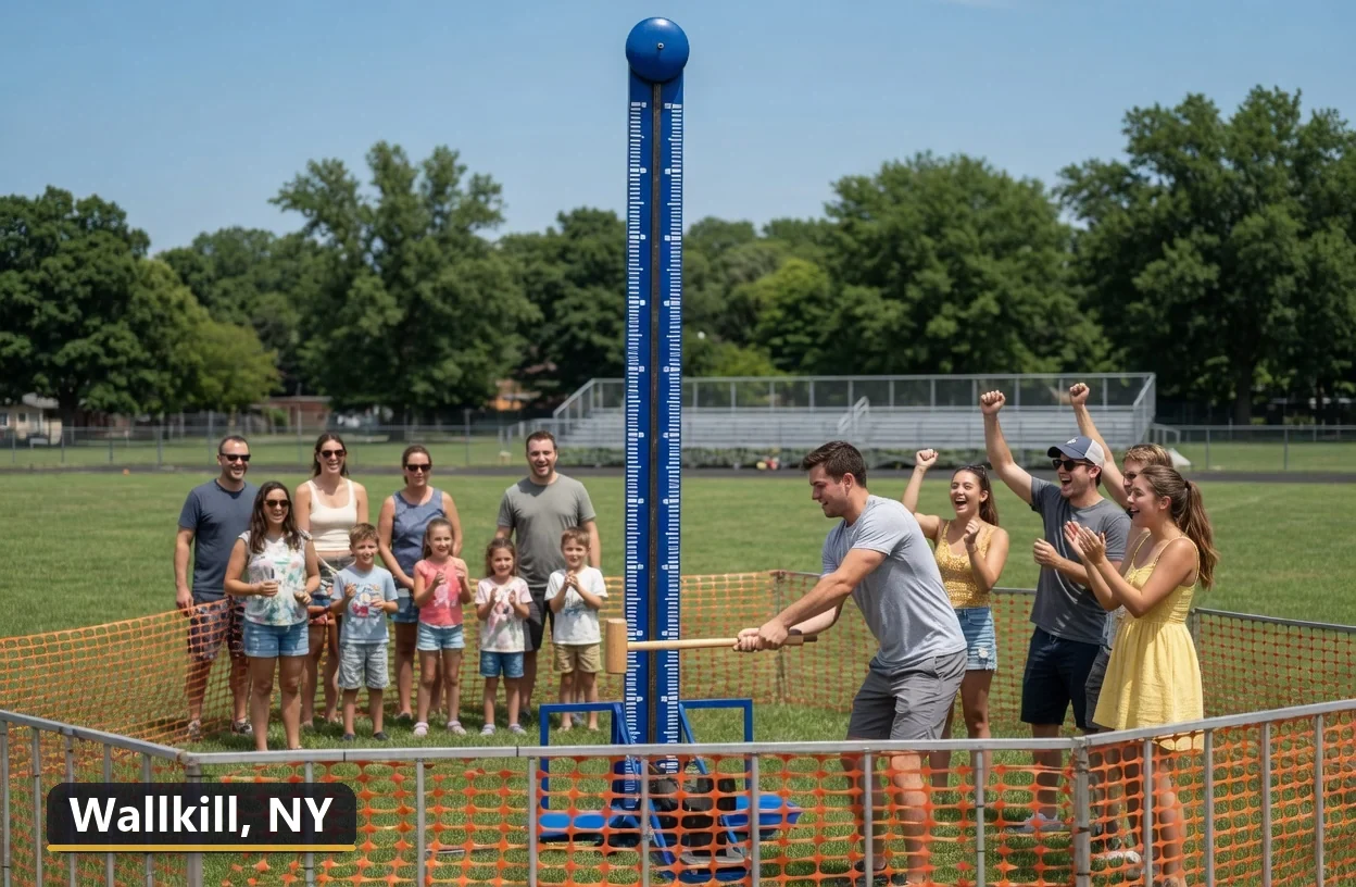 High striker carnival game rental in Wallkill, New York for field days, parties and events