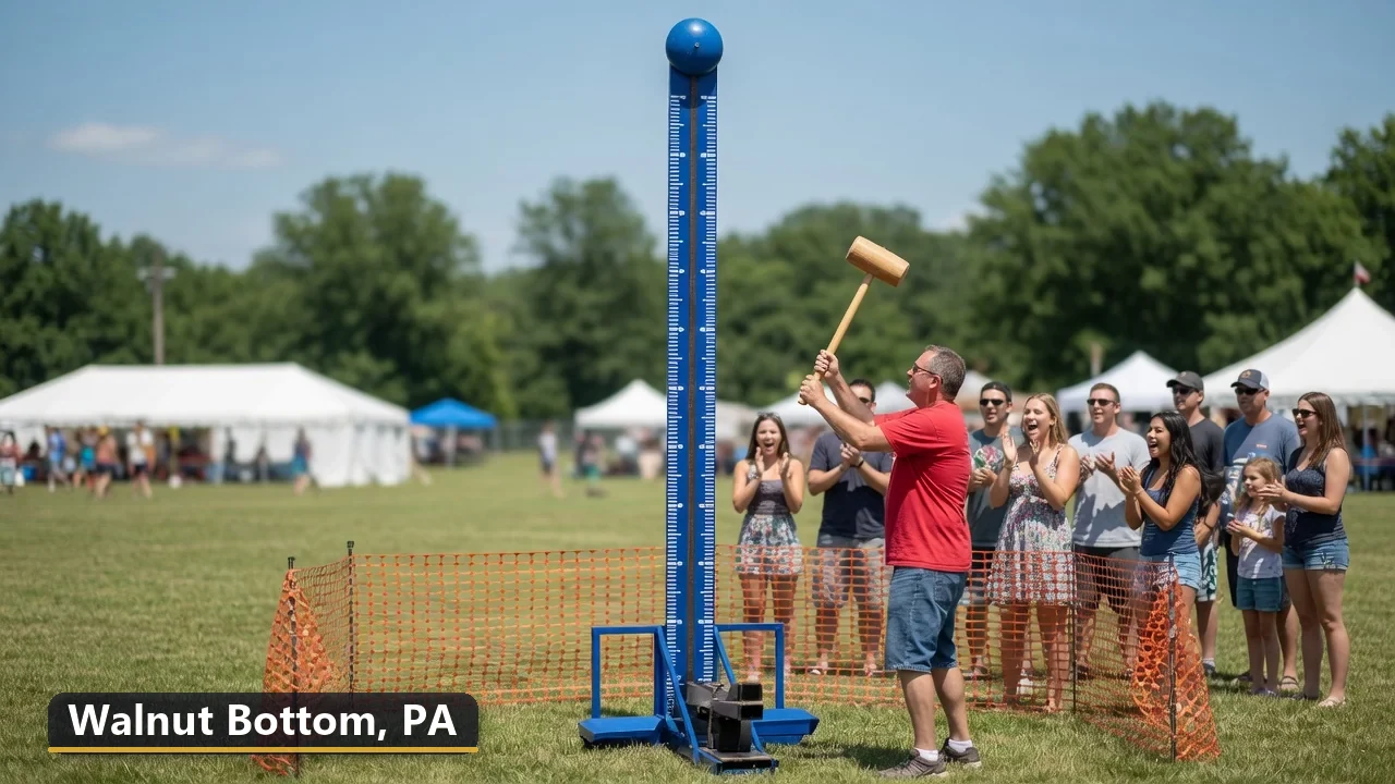 High striker carnival game rental in Walnut Bottom, Pennsylvania for field days, parties and events