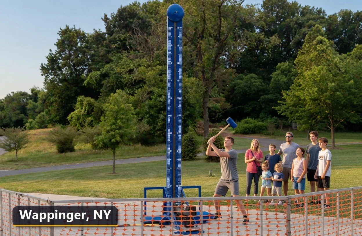 High striker carnival game rental in Wappinger, New York for field days, parties and events