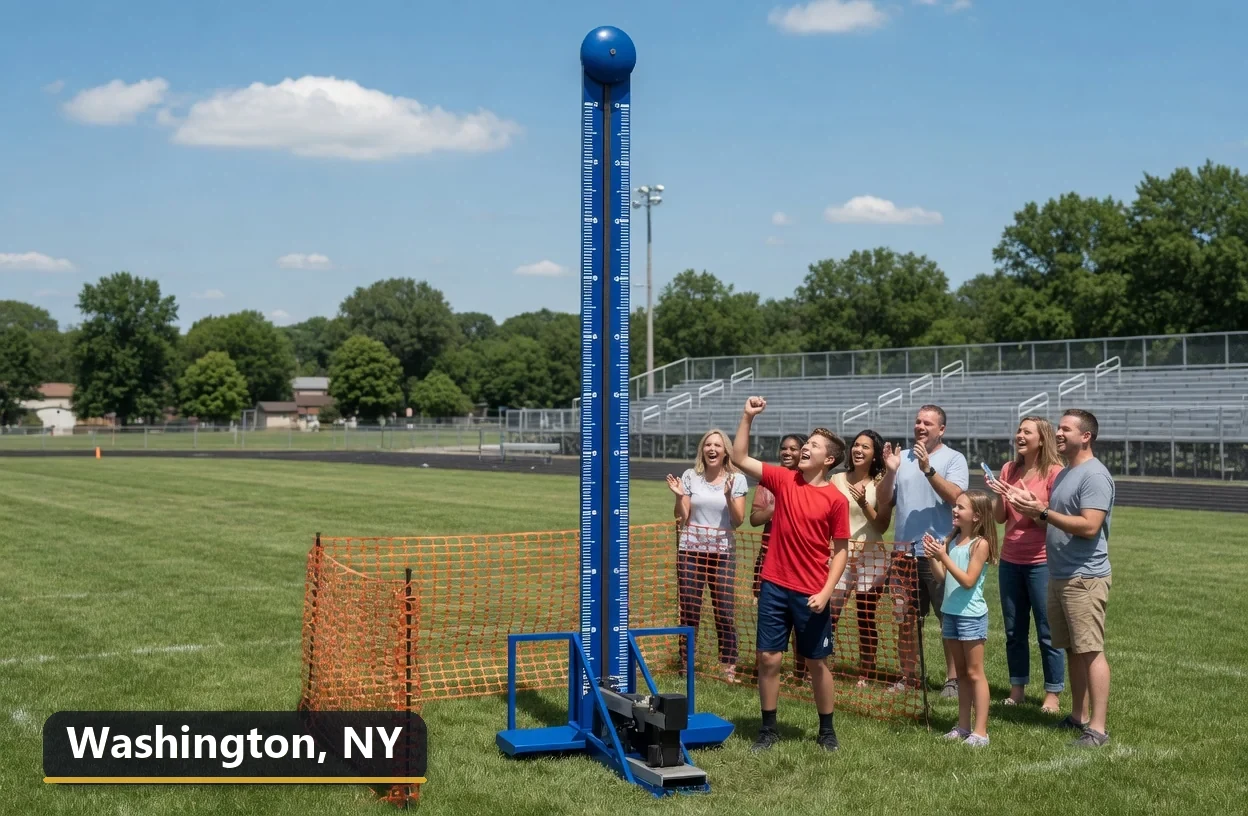 High striker carnival game rental in Washington, New York for field days, parties and events