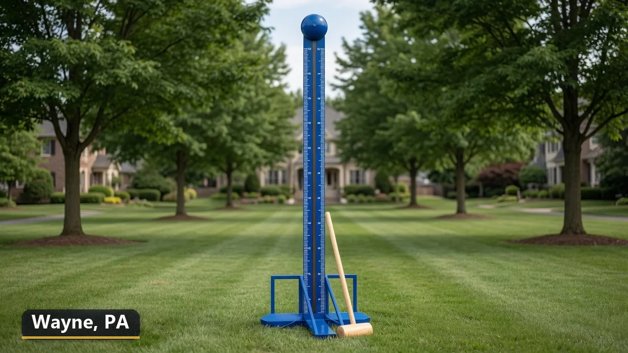 High striker carnival game rental in Wayne, Pennsylvania for field days, parties and events
