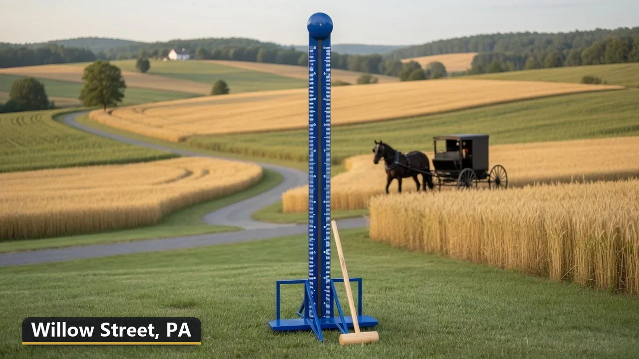 High striker carnival game rental in Willow Street, Pennsylvania for field days, parties and events