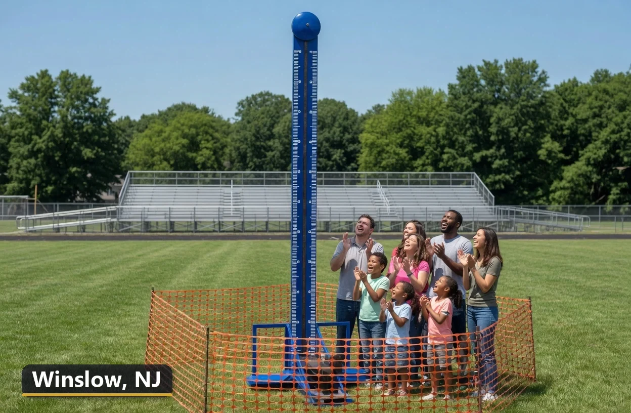 High striker carnival game rental in Winslow, New Jersey for field days, parties and events