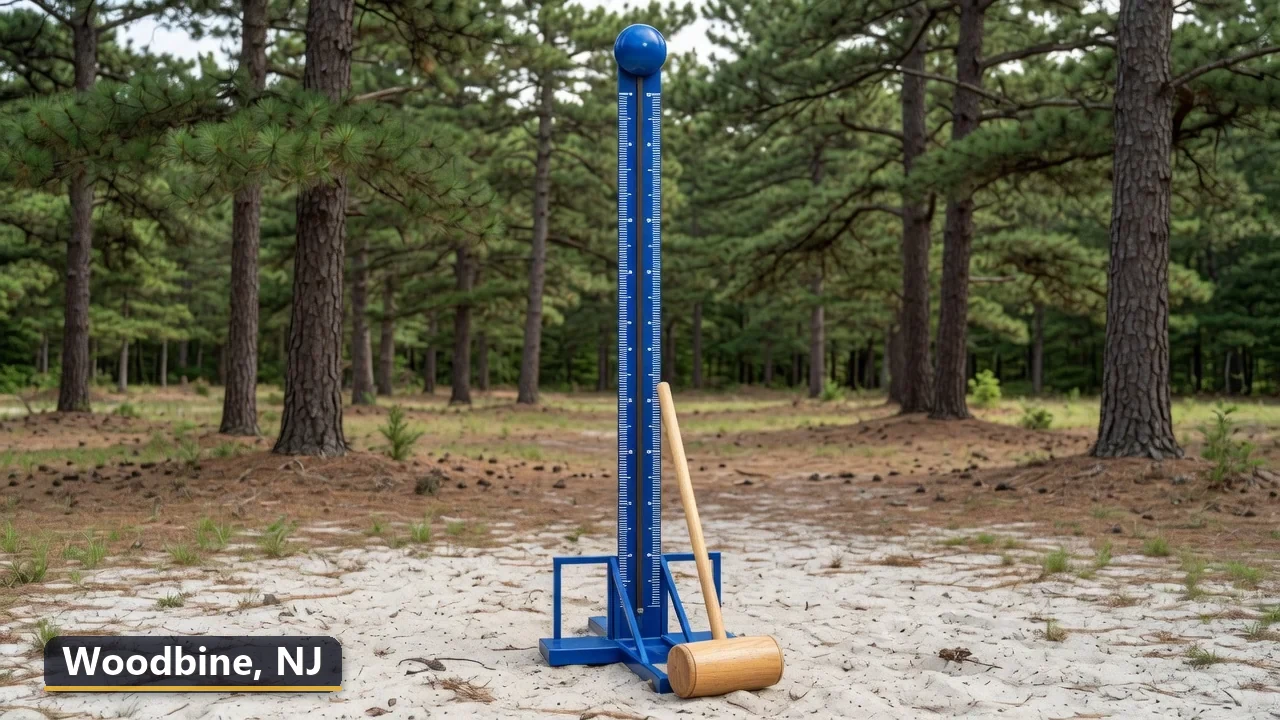 High striker carnival game rental in Woodbine, New Jersey for field days, parties and events