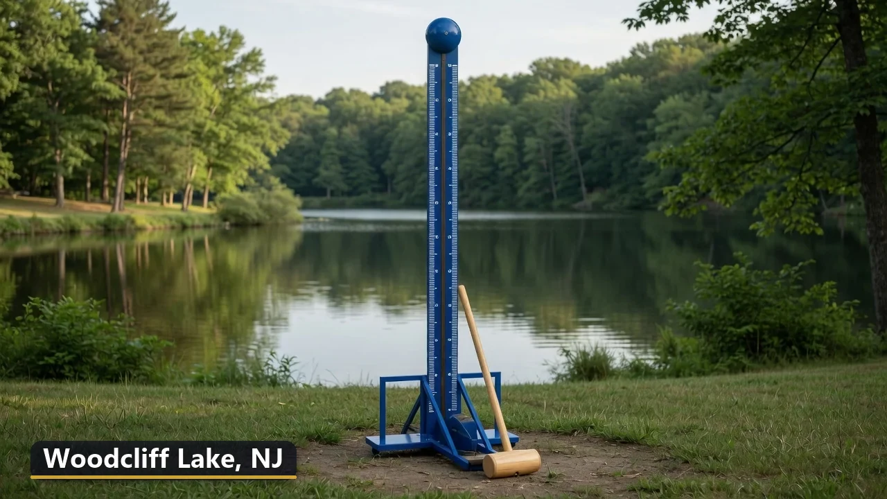 High striker carnival game rental in Woodcliff Lake, New Jersey for field days, parties and events