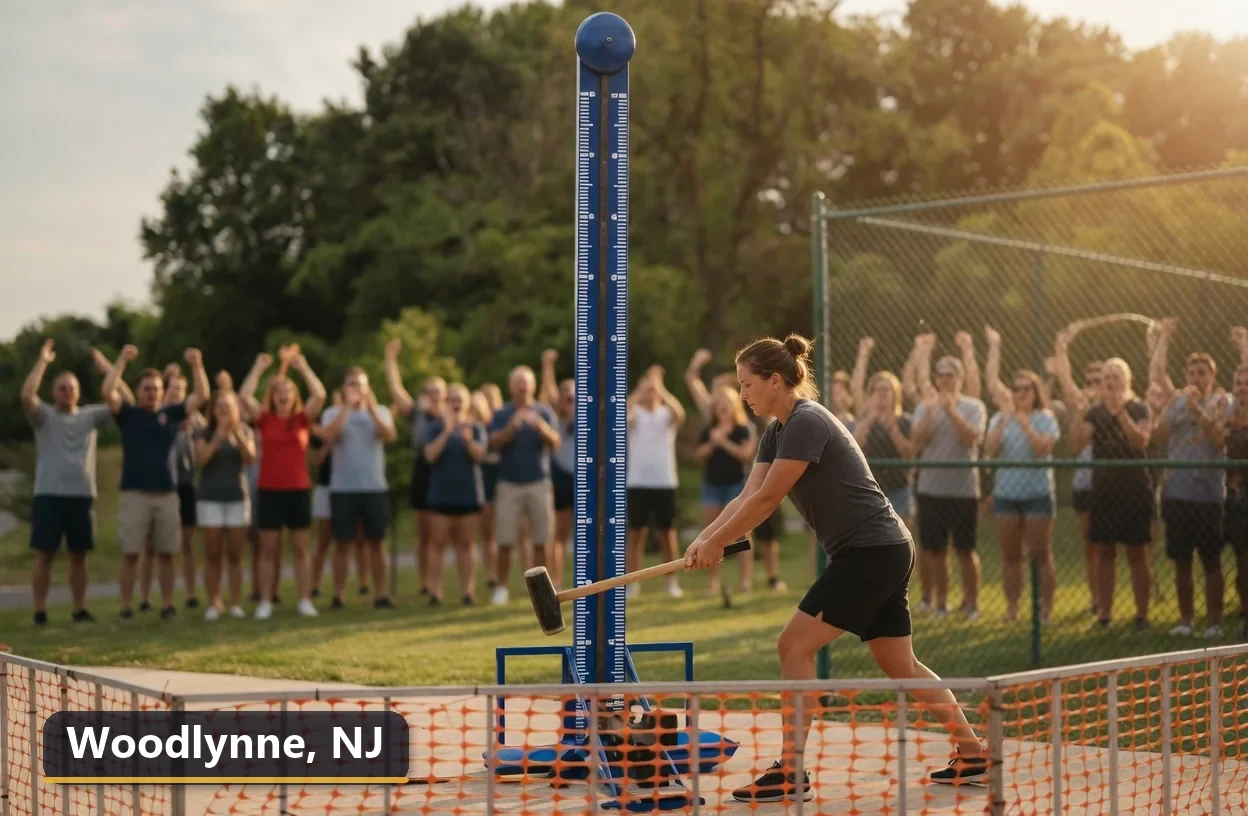 High striker carnival game rental in Woodlynne, New Jersey for field days, parties and events