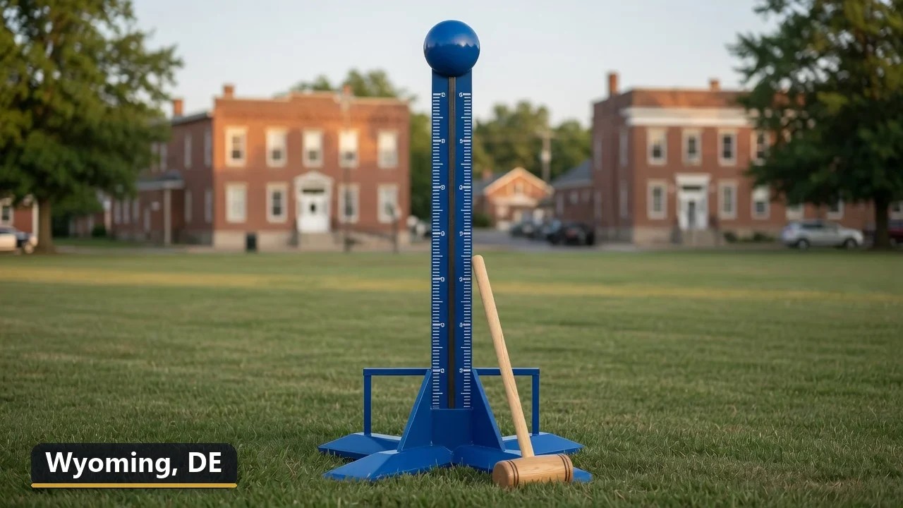 High striker carnival game rental in Wyoming, Delaware for field days, parties and events