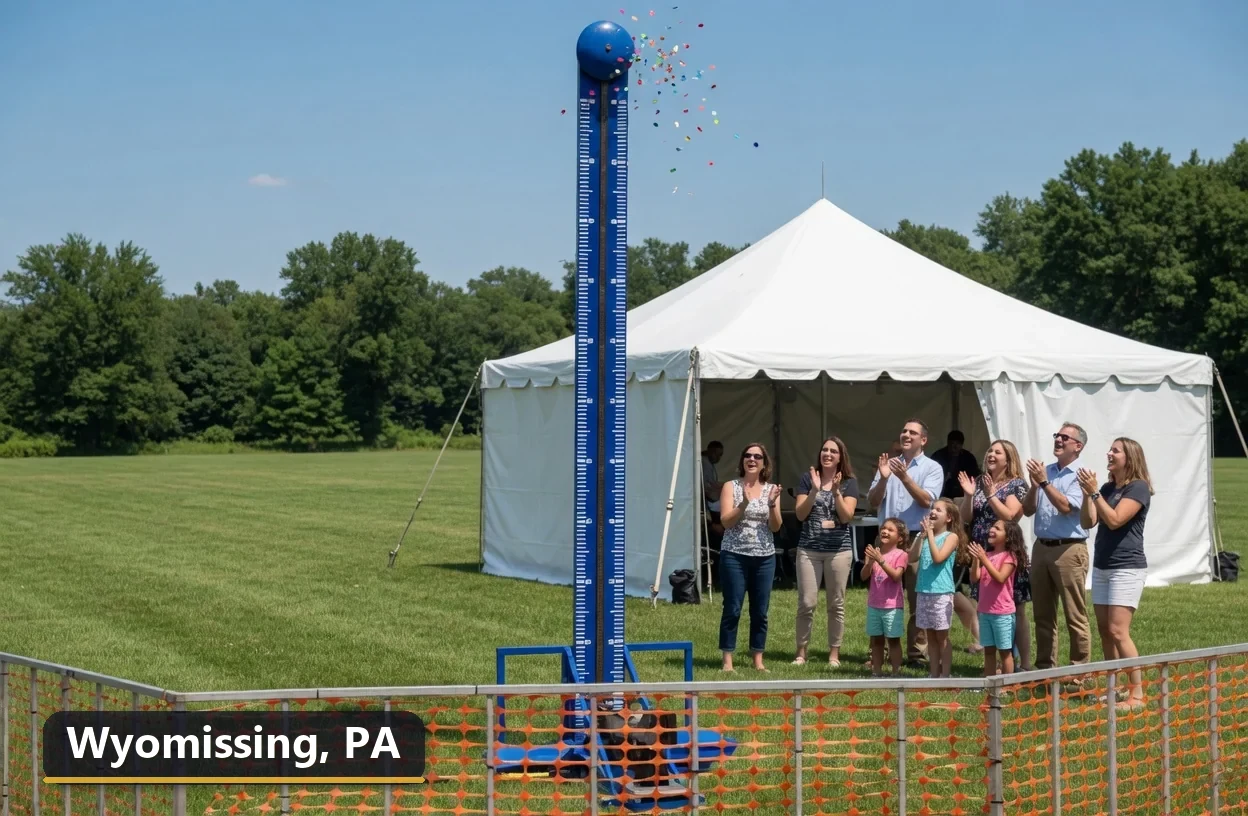 High striker carnival game rental in Wyomissing, Pennsylvania for field days, parties and events
