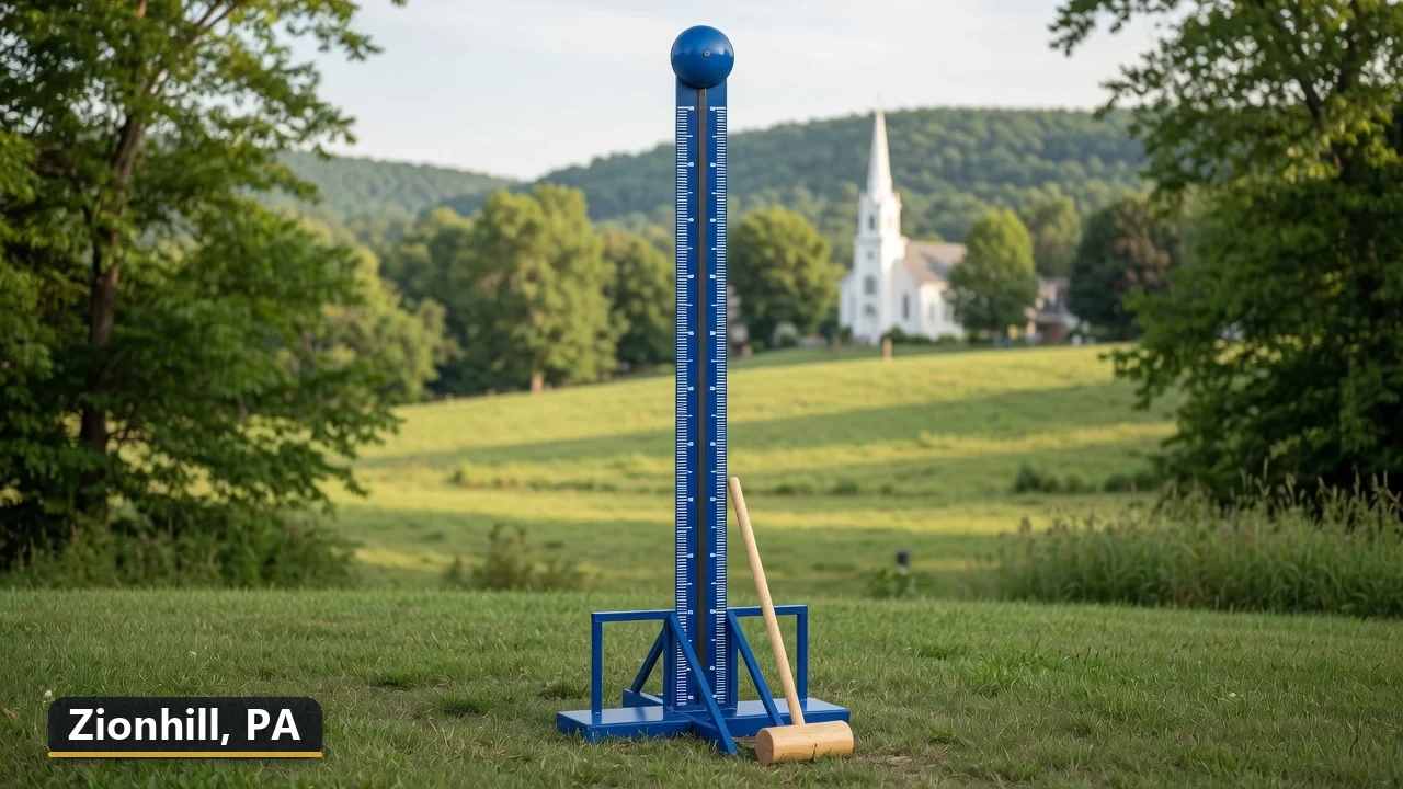 High striker carnival game rental in Zionhill, Pennsylvania for field days, parties and events